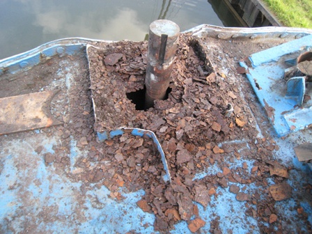 Rusty rudder